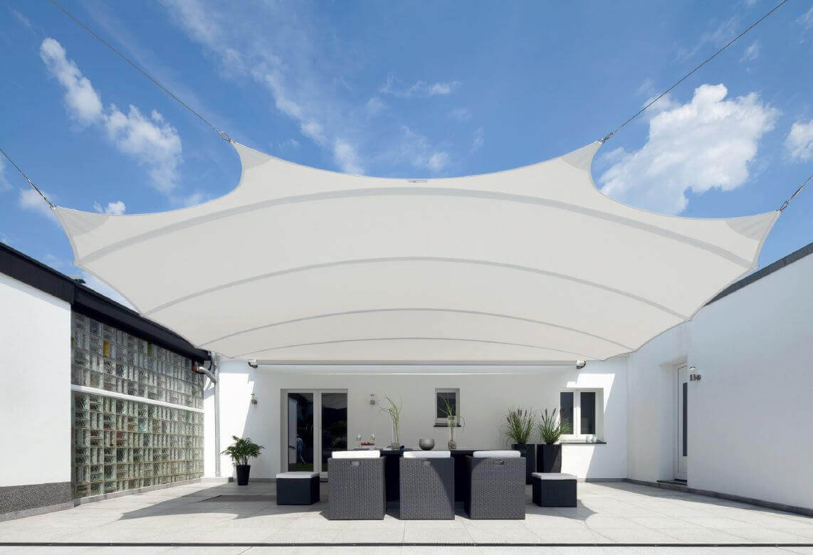 Mái che cánh buồm Sail Shade Canopy hiện đại cho sân vườn và ngoài trời
