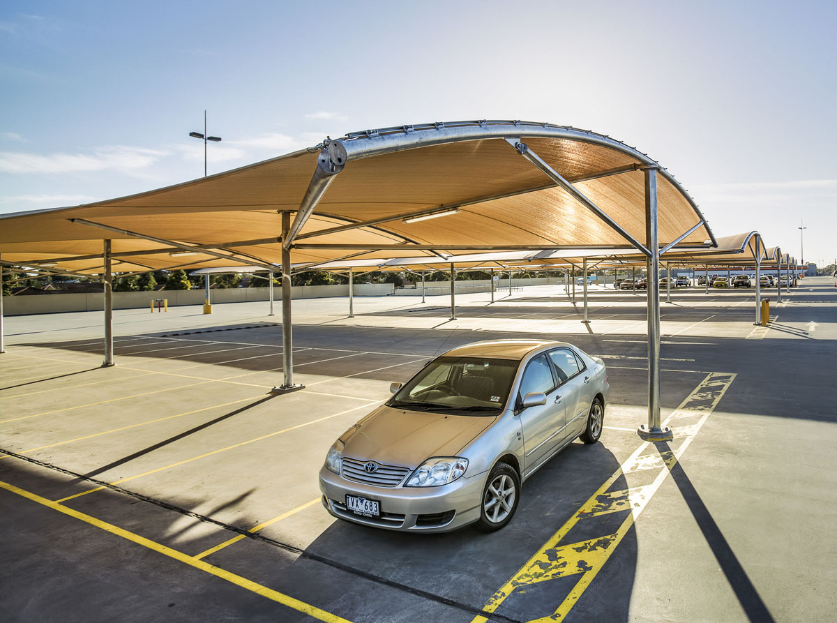 Mái che bạt căng, Tensile Fabric Canopy