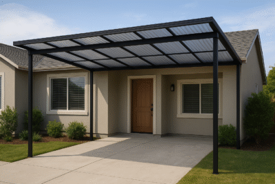 Mái che sân trước nhà