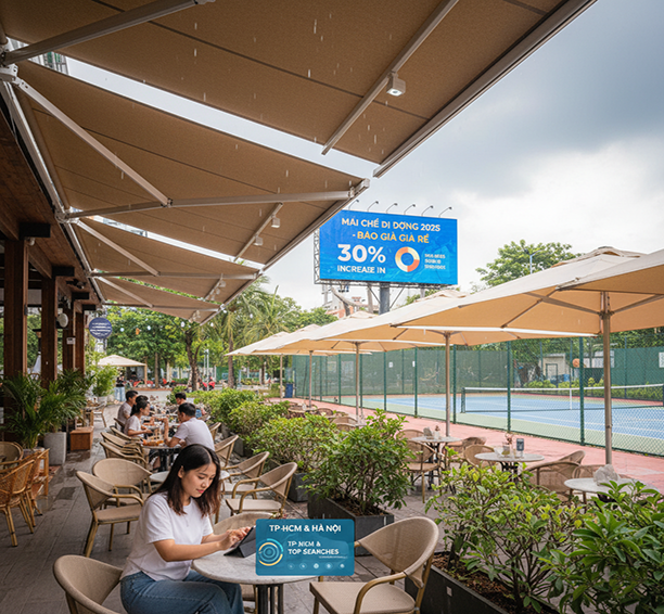 Xu hướng mái che di động 2026