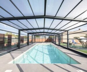 Mái Che Hồ Bơi Bằng Kính Và Polycarbonate