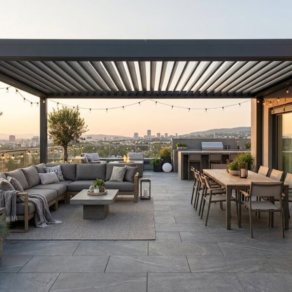 Mái Che Pergola Sân Thượng Đẹp