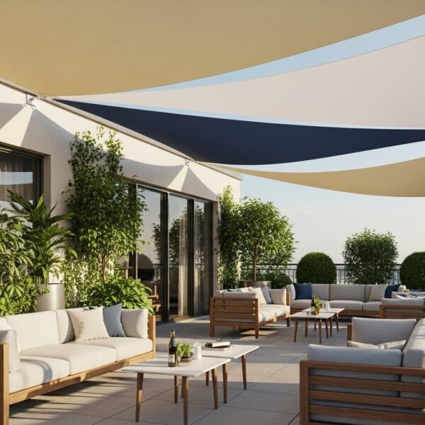 Mái Che Sân Thượng Shade Sail