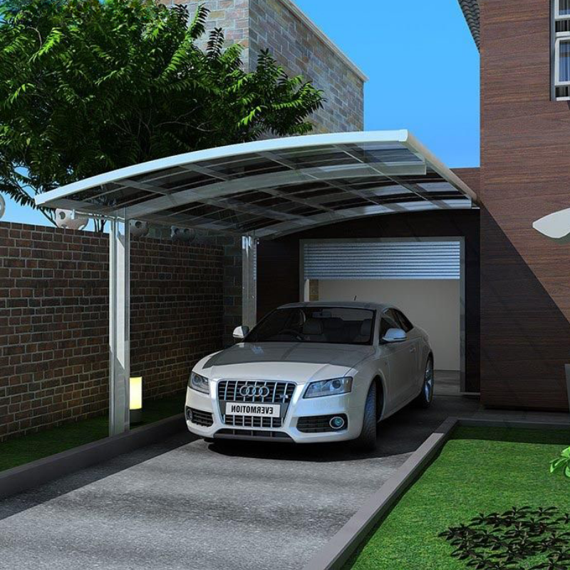 Mẫu mái vòm nhà xe đẹp sẽ giúp nâng tầm thẩm mỹ của toàn bộ ngôi nhà.