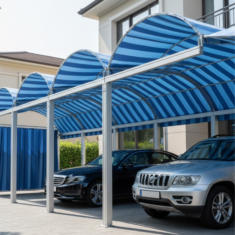 Nên vệ sinh và bảo dưỡng định kì để mái vòm nhà xe luôn bền đẹp như mới 