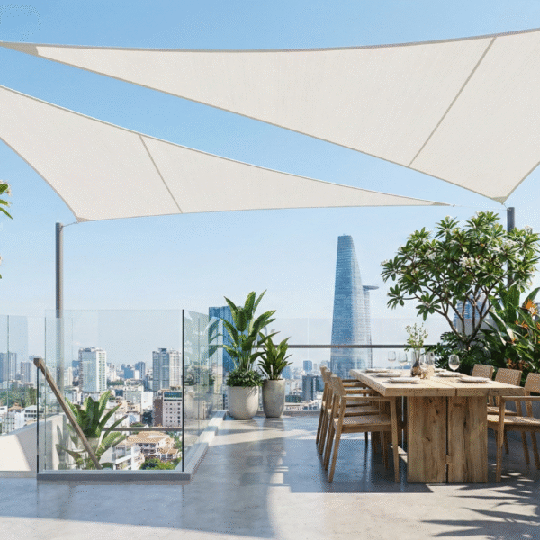 Mẫu Mái Che Sân Thượng Đẹp